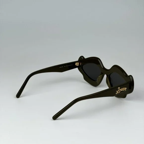 Loewe LW40109U 96A BRAND NEW Sunglasses Khaky Smoke Geometric Unisex - Picture 6 of 11